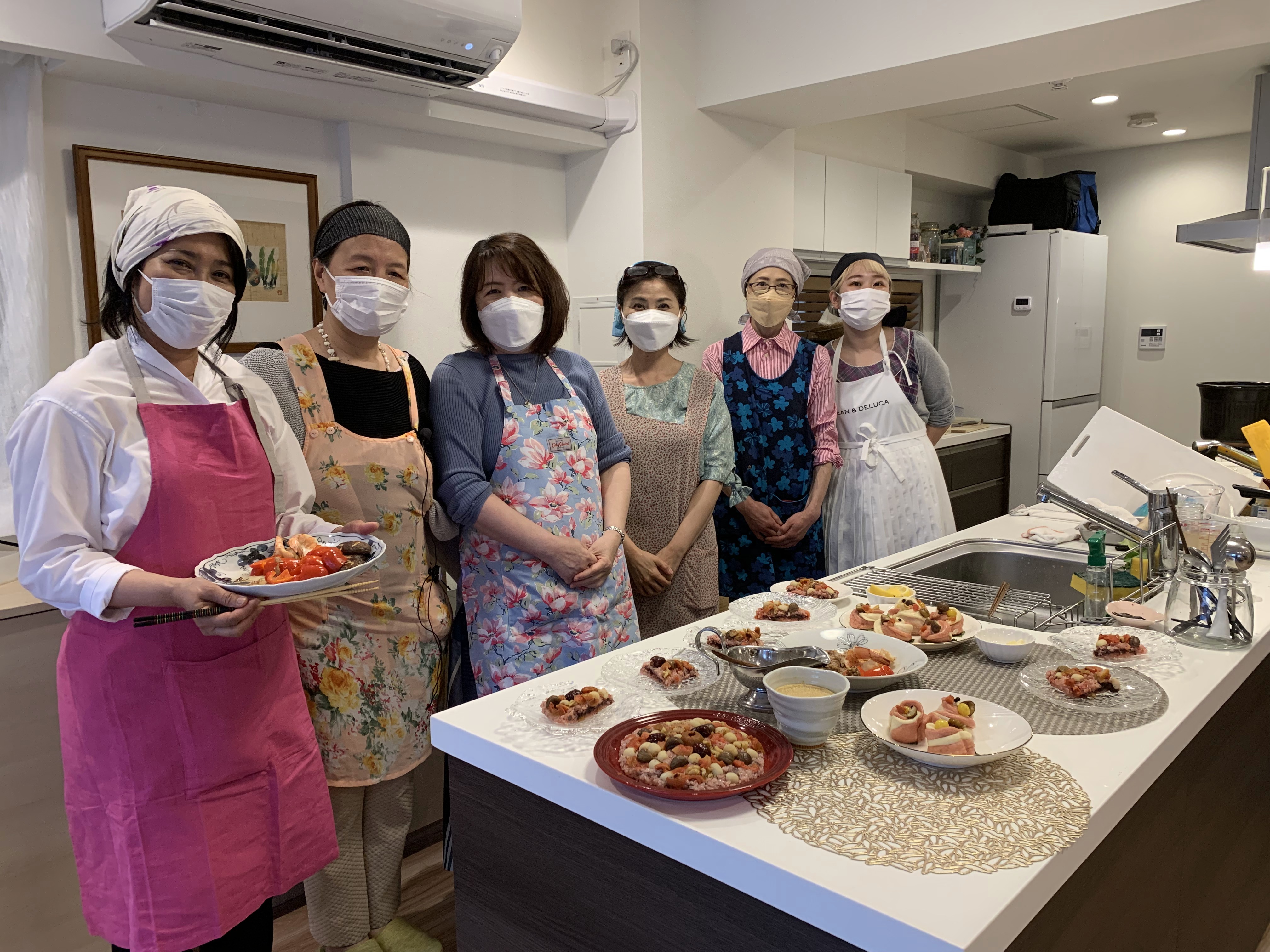 薬膳スタジオ新宿・料理実習風景